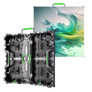 High refresh rate P2.5 cabinet-style LED display screen, RL-P2.5L waterproof 500x1000mm LED video wall panel, suitable for concert stages